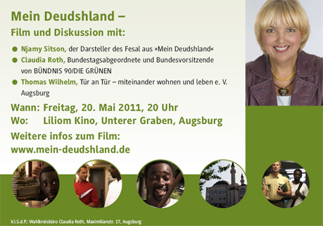 Grünes Kino zeigt Mein Deudshland am 20.5. im Liliom